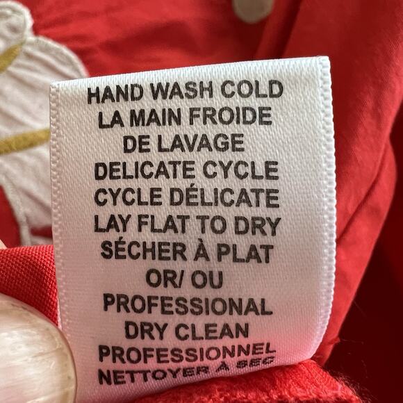 Frances Valentine 1X Dress Goldie Tunic Kaftan Embroidered Floral MOD Retro B12 - Picture 9 of 11